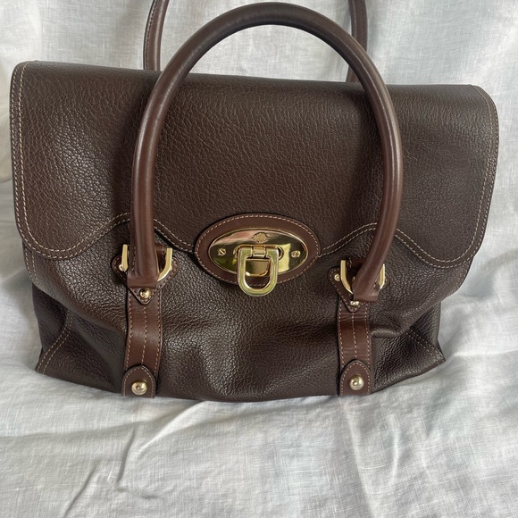 RARE Mulberry Arlington SATCHEL Chocolate Brown 2007 Collection VGC - Picture 11 of 16